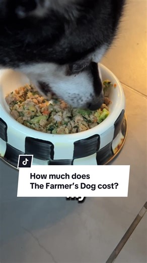 How much does The Farmer’s Dog cost per month? I paid $194.40 a month total, about $3.24 a day per dog. Price depends on your dog’s size. A 30-lb dog ≈ $132/month A 75-lb dog ≈ $300 /month They also offer 50% off your first box, which makes it way easier to try. Link in bio to discount. #thefarmersdog #thefarmersdogcost #dogfoodcost #freshdogfood #dogfoodreview