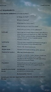 Describe the settlement:Is it rural or urban?Is it large or s... | Filo