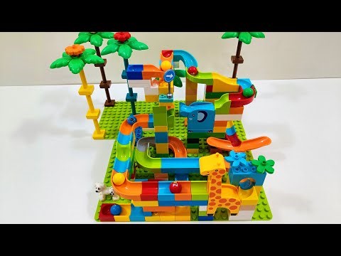 Calming ASMR Marble Runs | Creative LEGO Duplo Track Combos 🧩🔮