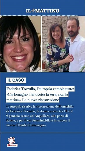 Federica Torzullo, l'autopsia cambia tutto: «Carlomagno l'ha uccisa la sera, non la mattina»