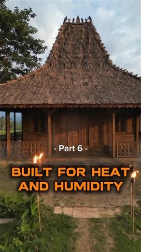 Joglo House | Designed for Tropical Climate Survival (Part 6) | Built By Hand #aishorts #timelapse