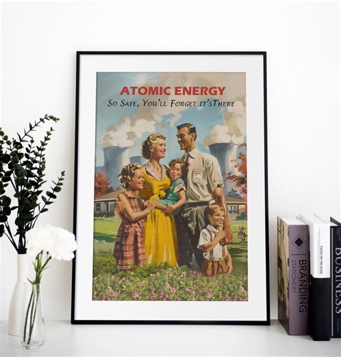 Fallout New Vegas Poster | Fall Out Retro 1950's Wall Art | Cold War Nuclear Power - Etsy