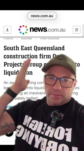 The building industry continues to hemorrhage operators. #builders #collapse #liquidation #bankrupt #auspol