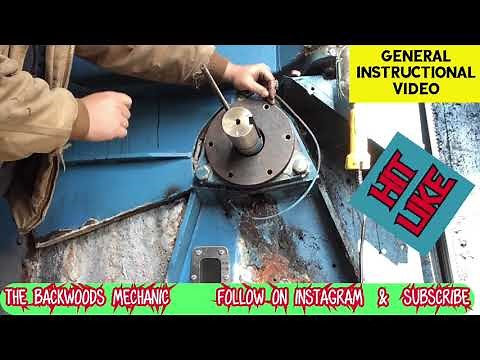 Instructional How To Remove & Install a Main Tube Bearing on MILNOR 450 Commercial Washer Extractor