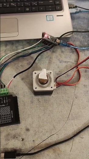 stepper motor driver connection with arduino program code