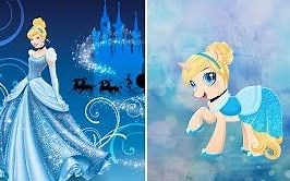 当迪士尼公主变成小马宝莉