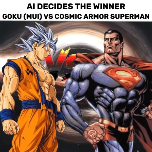 AI Decides The Winner | Goku VS Cosmic Armor Superman | Sleeping City #dragonball