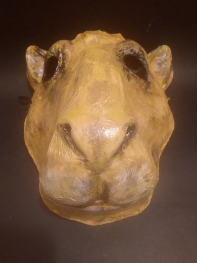 Handmade Paper Mache Camel Mask: Nativity Costume, Theater Prop - Etsy