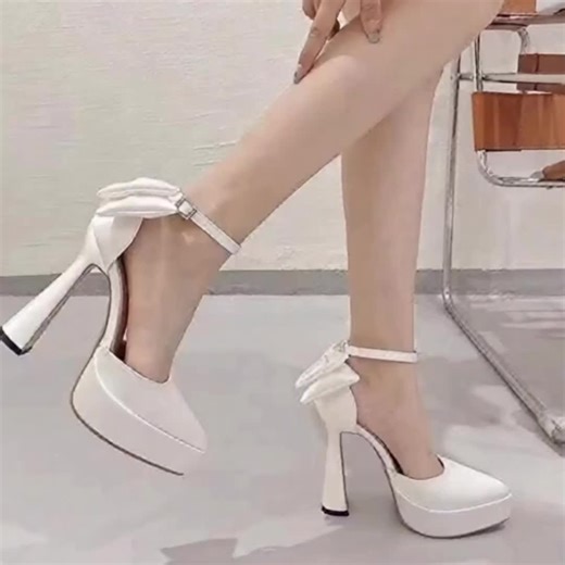 ⭐⭐⭐⭐🛍️ 9cm Super High Heels Platform Sandals – Fashionable PU Closed Toe Pointed Bow Buckle Sandals for Women, Waterproof Summer Shoes ✨ Step into sophistication and style with the JINxCHOY Summer 9cm Super High Heels, designed for women who love to turn heads! These fashionable sandals feature a sleek pointed toe, elegant bow detail, and a secure buckle for a perfect fit. The 9cm high heel adds extra height, while the waterproof platform ensures comfort and stability, making them perfect for s