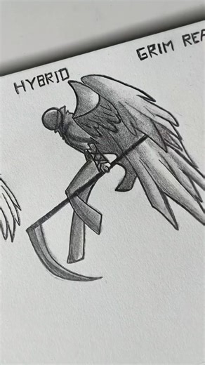 sam speed arts ⚡ on Instagram: "How to draw body tutorial ✏️(Angel,Hybrid,Grim reaper) #drawing#tutorial #howtodraw #sketch #art #fyp"