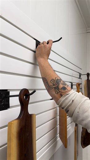 3.2K views · 19 reactions | For makers, builders, and doers — Trusscore SlatWall transforms every wall into part of the craft. A wall system that works for you. Trusscore. Learn more: https://bit.ly/4jFvWGe | Trusscore | Facebook