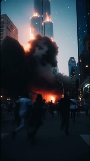 What If Dubai’s Skyscrapers Caught Fire? 🔥 AI Simulation (Eyewitness)