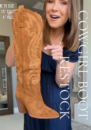 Stylish Cowgirl Boots Restock for Concert Season