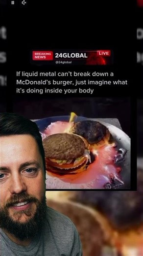 Liquid Metal VS McDonalds Burger?!