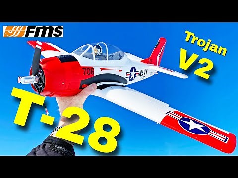 The FMS T-28 800mm is Super Nice! Review