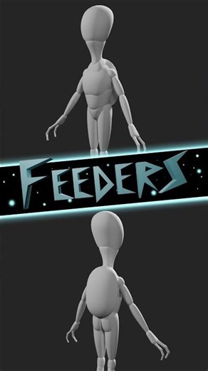 Blocking out the alien from the scifi Feeders. #3d #digitalart #blender #scifi #alien #horror