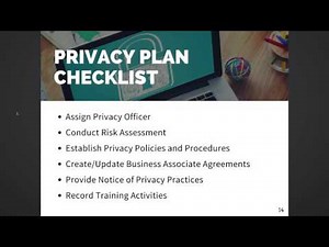7. How to Prepare for a HIPAA Audit: Privacy Plan Checklist