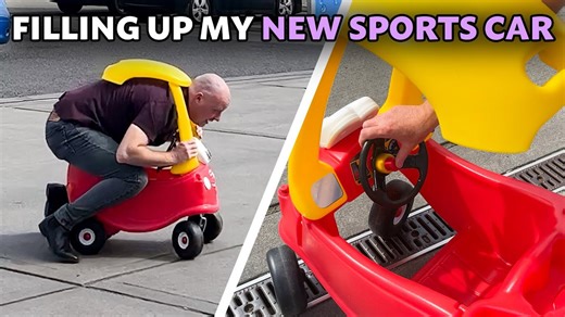 Epic prank at the petrol station! Watch the funniest reactions! ⛽😂