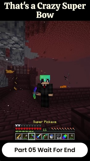 enderfails | That's a Super Crazy Bow In Minecraft || Moded Minecraft Part 05 #minecraft #viral #reel #Shorts #op | Instagram