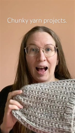 Could a chunky yarn project get you out of a knitting slump?