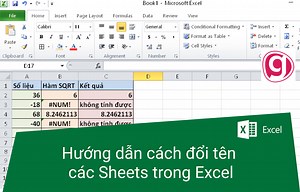 Hướng dẫn 4 cách đổi tên sheets trong Excel hiệu quả