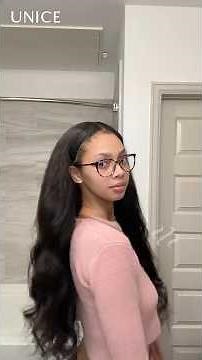 UNice Kinky Straight InvisiBlend™ V Part Human Hair Wig with Minimal Leave-Out for Protective Style
