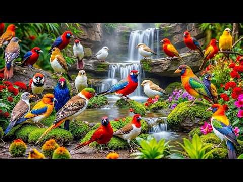 Amazon Rainforest Birds with Calm Piano Music 🌴🦚🦜🐦🎹#birdvideo #birdsounds #birdsong #relaxingbird