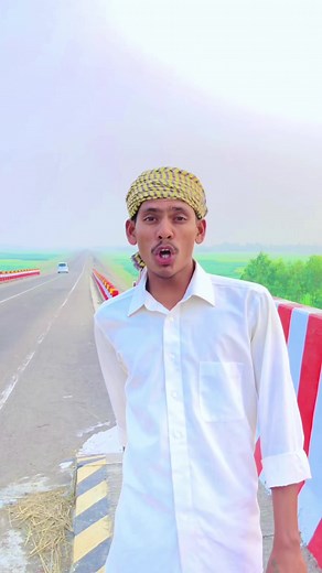 Cultural Gesture Performance on a Roadside Barrier