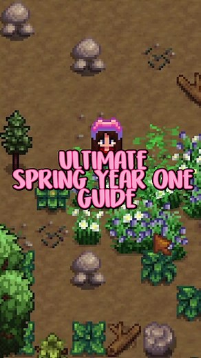 guide for spring year one in stardew valley!! #stardewvalley #stardew #stardewtok #stardewvalleyguide #stardewvalleytips