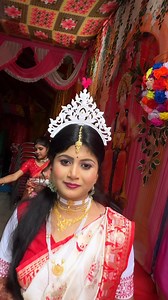 বৃদ্ধি ❤️ #makeupartist #realbride #short #bridalmakeup #flowers | Ananya Adhikary