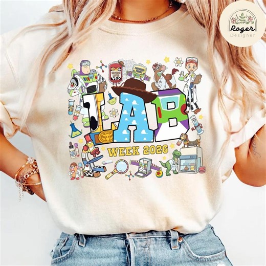 Disneyland Toy Story Lab Week 2026 Shirt, Buzz Lightyear Woody Lab Story, Lab Team Shirt, Phlebotomist Lab Assistant Clinical Laboratory - Etsy