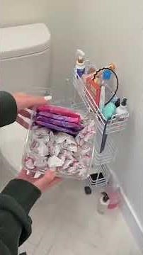 bathroom cleaning reset & organization