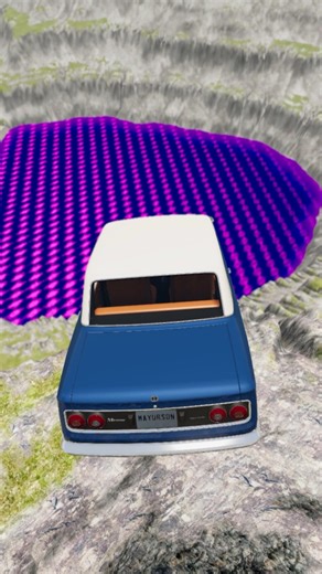 Cars vs Giant Lava Pit - BeamNG.drive #beamng #shorts #beamngdrive #automobile #usa #viral #brasil