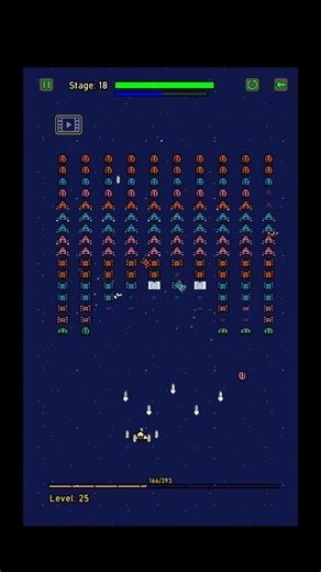 Alien invader:bullet burst game play