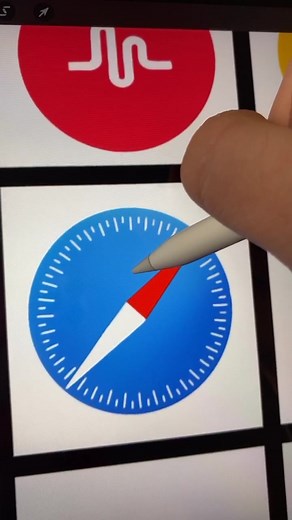 Attempting to draw famous logos day 12, which logo should I draw next? #fyp #foryou #foryoupage #procreate #viral