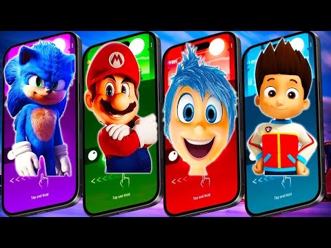 Sonic The Hedgehog 🆚 Super Mario 🆚 Joy Inside Aut 2 🆚 Rider Paw Patrol 🎶 Tiles Hop EDM Rush