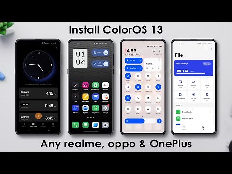 ⚡Install ColorOS 13 on any Realme, Oppo & OnePlus devices | Without Root