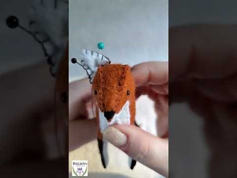 Felt Animal Tutorial: How To Sew A Felt Fox