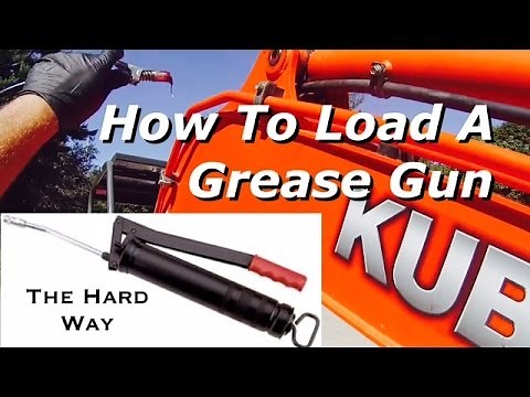 How to Load Refill a Grease Gun Cartridge Video - Bundys Garage