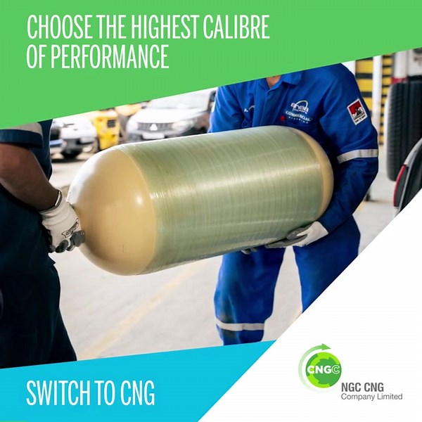 5.5K views · 25 reactions | How safe are CNG tanks? ​ They are made from thick steel or carbon fibre. Compared to a regular liquid fuel tank, not even a bullet can puncture it. ​ Learn more about CNG at https://cng.co.tt/what-is-cng/ | CNG Green | Facebook