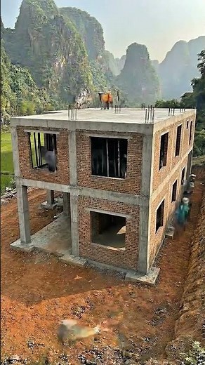 This Dream House Built from Scratch in Vietnam's Epic Mountains – 100% Real! 🏡⛰️