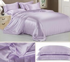 [Hot Item] Wholesale High Quality Luxury Textile Solid Color Silk Cool Bedding Sets