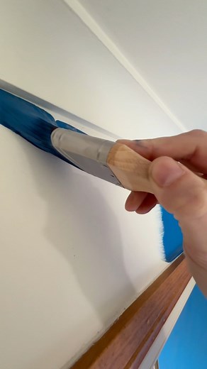 Ready For A Fun, Bold Bedroom Makeover?This used to be my lilac purple, poster covered teenage room 💜�Then when I moved out my parents painted it boring beige. Now It’s getting a fun bold blue makeover with help from my dream team:�➡️ Me�➡️ My roller�➡️ And the BEST paintbrushes in the world from Monarch Painting This was such a fun makeover and I know you are going to love how it turned out too!It’s now ready for sleepovers, pillow fights & bedtime giggles at Nan & Pop’s💙If you want to get so