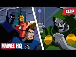 Avengers and Fantastic Four Unite 🤝🔥 | The Avengers: Earth's Mightiest Heroes | ‪@MarvelHQ‬