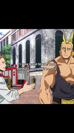 My Hero Academia: David Shield's Challenge to All Might