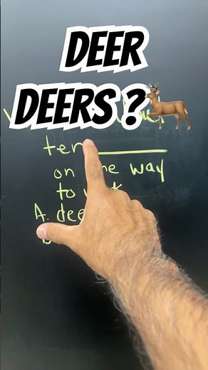 Deer 🦌 #grammar #speakenglish #learnenglish #englishlearning #ingles