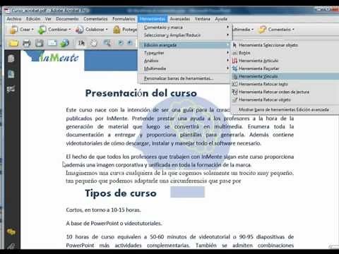 Herramienta vínculo en documentos pdf con Adobe Acrobat
