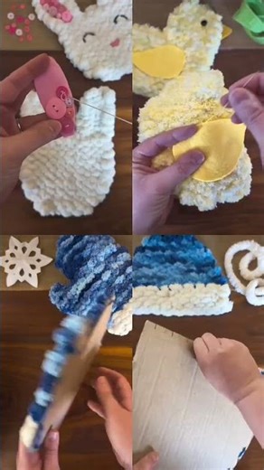 Tas topi sarung tangan rajut #handmade