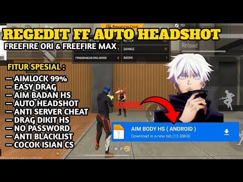 NEMBAK BADAN HS 99%‼️REGEDIT FF AUTO HEADSHOT TERBARU 2026 ANTI SERVER CHEAT & ANTI BANNED