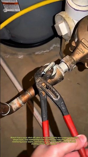 This Simple Plumbing Trick Will Save You Time & Money! (Shut-Off Valve Install Hack)